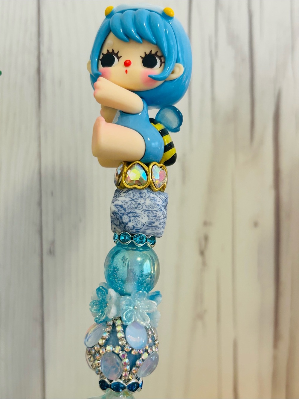 Blue Bee 🐝 Baby Luxe Beaded Pen